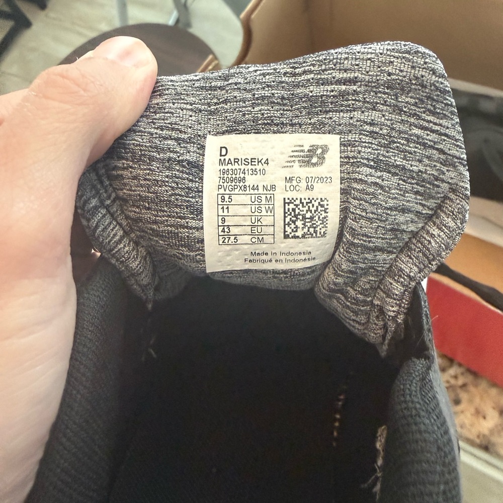 New Balance Black Mesh Fresh Foam Trainer with Gum Outsole - Picture 8 of 11